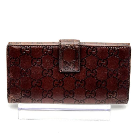 GUCCI Guccissima Margaux Calfskin Continental Flap Wallet - Picture 12 of 16